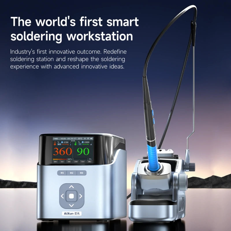 Load image into Gallery viewer, [AiXun T400] Smart Soldering Workstation – 320W Soldering Iron Kit
