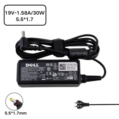 [19V-1.58A/30W][5.5*1.7] Dell inspiron Mini 9 10 10V 12 910 1010 1011 1012 1018 1210 Laptop AC Power Supply Adapter Charger