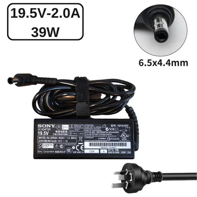 [39W/19.5V-2.0A][6.5x4.4] Sony VGP-AC19V57 AC Power Adapter Laptop Wall Charger (AU Plug) - Polar Tech Australia