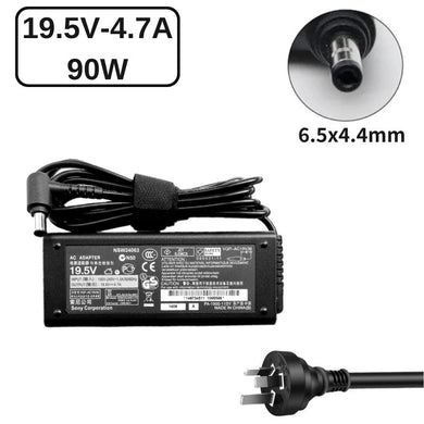 [90W/19.5V-4.7A][6.5x4.4] Sony Vaio PCG-FR Series VGA-AC19V42 ADP-90TH F AC Power Adapter Laptop Wall Charger (AU Plug) - Polar Tech Australia