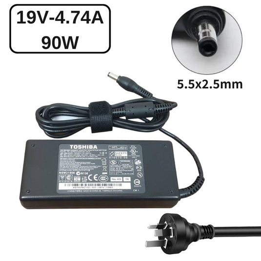 [90W/19V-4.74A][5.5x2.5] Toshiba A300 PA5035U-1ACA  AC Power Adapter Laptop Wall Charger (AU Plug) - Polar Tech Australia