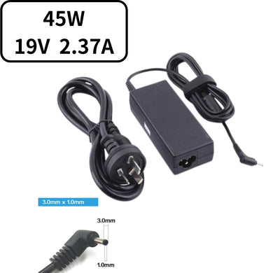 [19V-2.37A/45W][3.0x1.0 & 3.0x1.1] ASUS Zenbook UX21 UX31 & Transformer Book T300chi T200 Laptop AC Power Supply Adapter Charger - Polar Tech Australia