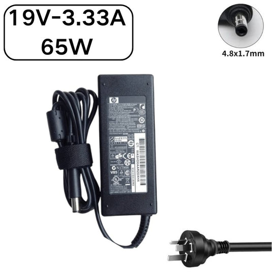 [19V-3.33A / 65W][4.8x1.7] Cargador adaptador de fuente de alimentación de CA para computadora portátil HP Envy