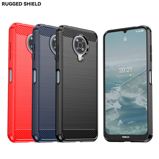 Nokia G20/G10 - Shield Shockproof Rugged Heavy Duty Case With 2PC 9HD Tempered Glass Screen Protector