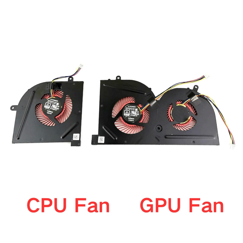 Load image into Gallery viewer, MSI GS63 GS63VR GS73 GS73VR GS62 MS-17B1 MS-17B2 MS-16K2 MS-16K3 Stealt MS-16K2 MS-17B MS-17B1 Series - Laptop CPU &amp; GPU Cooling Fan
