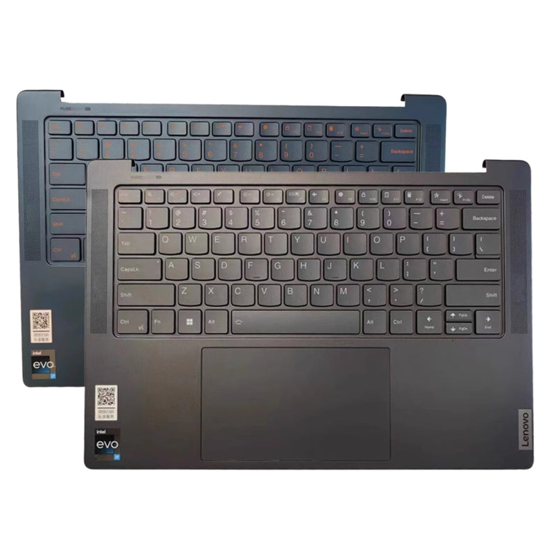 Chargez l&#39;image dans la visionneuse de la galerie, Lenovo Yoga Pro 14s (Year 2023) IRH8 ARP8 IRP8D Slim Pro 9 14IRP8 - Keyboard With Back Light &amp; Trackpad Frame Housing Palmrest US Layout Assembly - Polar Tech Australia
