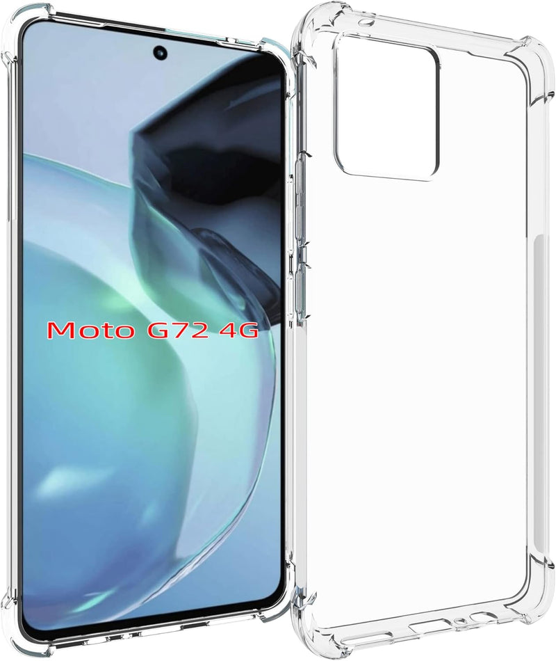 Load image into Gallery viewer, Motorola Moto G72 - AirPillow Cushion Transparent Soft Clear TPU Four Corners Protective Case
