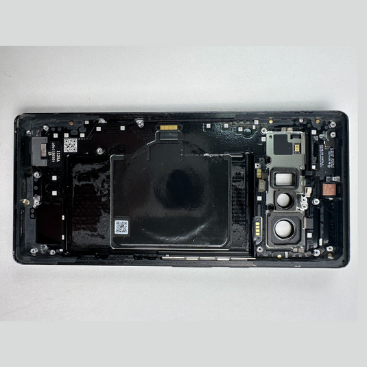 [USED] Google Pixel 6 Pro (GLUOG) Rear Back Frame Housing Assembly With Camera Lens Buttons & NFC Flex