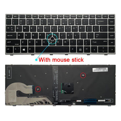 HP Elitebook 840 G5 - Laptop Keyboard With Back Light & Mouse Stick US Layout - Polar Tech Australia