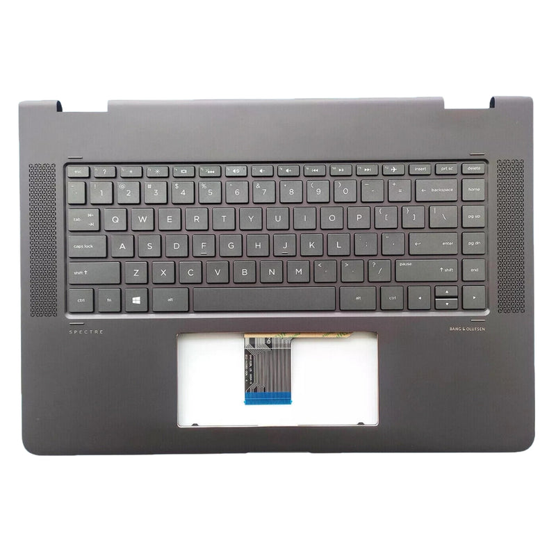 Cargue la imagen en el visor de la galería, HP Spectre x360 15 inch 15.6&quot; 15-bl series - Laptop Keyboard With Frame Cover Palmrest US Layout Assembly - Polar Tech Australia
