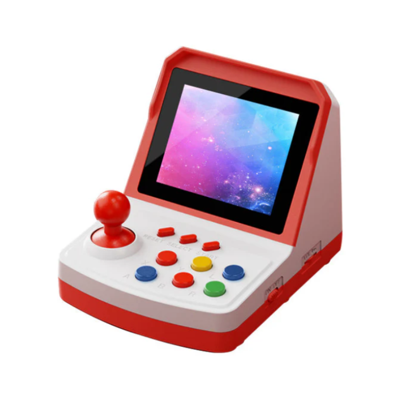 Chargez l&#39;image dans la visionneuse de la galerie, POWKIDDY A6 Plus Retro Handheld Game Console with 100+ Classic Games Portable Game Player with 3D Rocker 2 Wired Gamepads Support TV Connection
