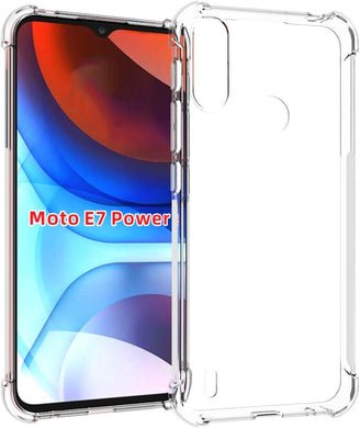 Motorola Moto E7 i Power / E7 Power - AirPillow Cushion Transparent Soft Clear TPU Four Corners Protective Case