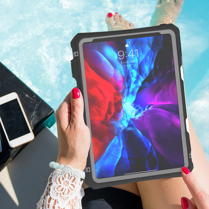 Load image into Gallery viewer, Apple iPad Pro 11&quot; 2020 &amp; 2021 &amp; 2022 Version Shellbox Waterproof Heavy Duty Lifeproof Style Case - Polar Tech Australia
