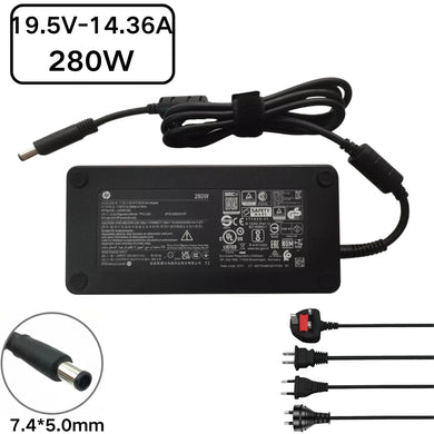 [19.5V-14.36A/280W][7.4x5.0] HP ZBook Fury Laptop AC power Supply Adapter Charger