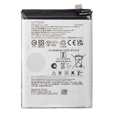 [NT03] Nothing Phone (2a) (A142)- Replacement Battery