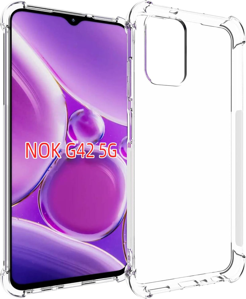 Cargue la imagen en el visor de la galería, Nokia G42/G310 - AirPillow Cushion Transparent Soft Clear TPU Four Corners Protective Case
