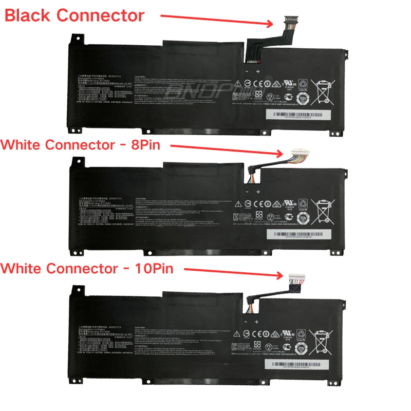 Chargez l&#39;image dans la visionneuse de la galerie, [BTY-M491] Batterie de remplacement pour MSI Modern 15 A10M-628XES / Stealth 15M A11SDK-071
