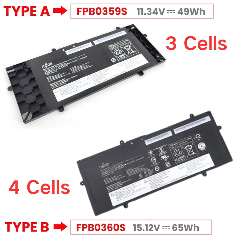 Cargue la imagen en el visor de la galería, [FPCBP592] Fujitsu  Lifebook U7411 FMVNBP253 - Replacement Battery - Polar Tech Australia
