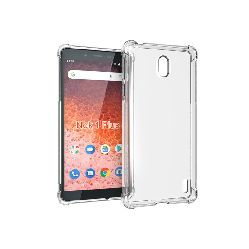 Cargue la imagen en el visor de la galería, Nokia 1 Plus - AirPillow Cushion Transparent Soft Clear TPU Four Corners Protective Case
