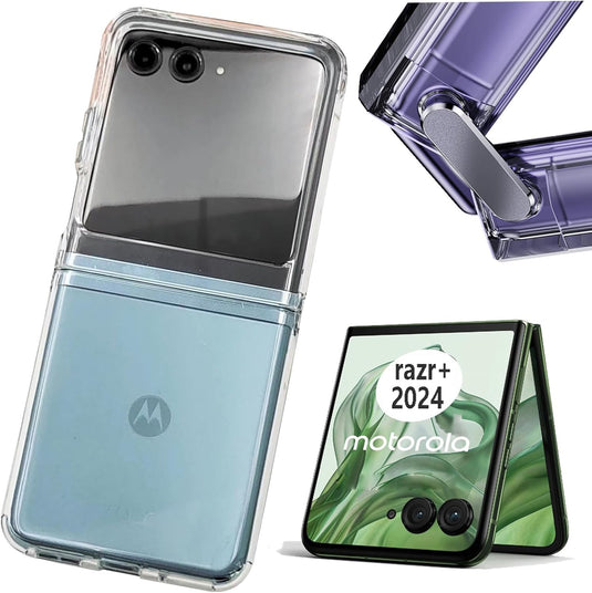 Motorola Moto Razr+ / Razr Plus 2024 - AirPillow Cushion Transparent Soft Clear TPU Case