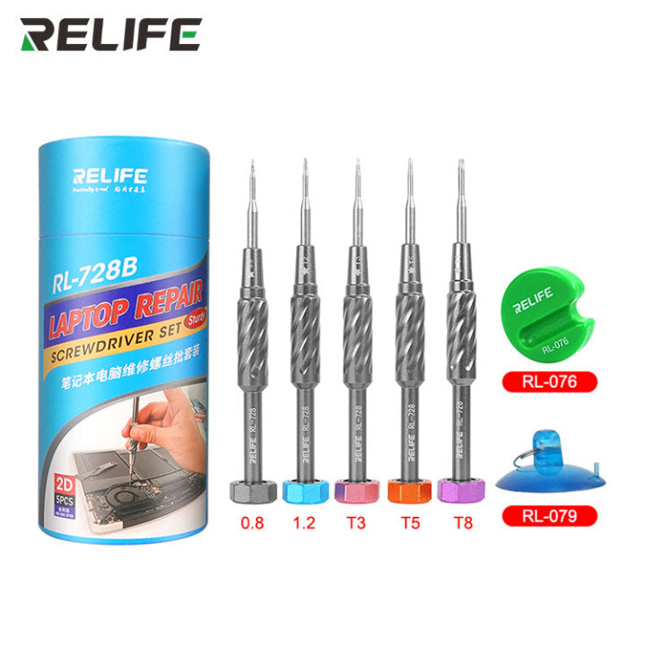 Chargez l&#39;image dans la visionneuse de la galerie, [RL-728B] RELIFE 2D Sturdy Laptop Repair Screwdriver set - Polar Tech Australia
