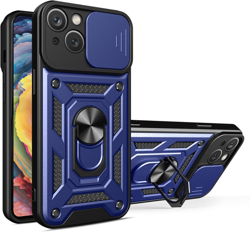 Chargez l&#39;image dans la visionneuse de la galerie, [Magnetic Ring Kickstand][Camera Cover] Motorola Moto Edge 40Pro/Edge Plus 2023/X40/X40 Pro - Shield Shockproof Rugged Heavy Duty Case
