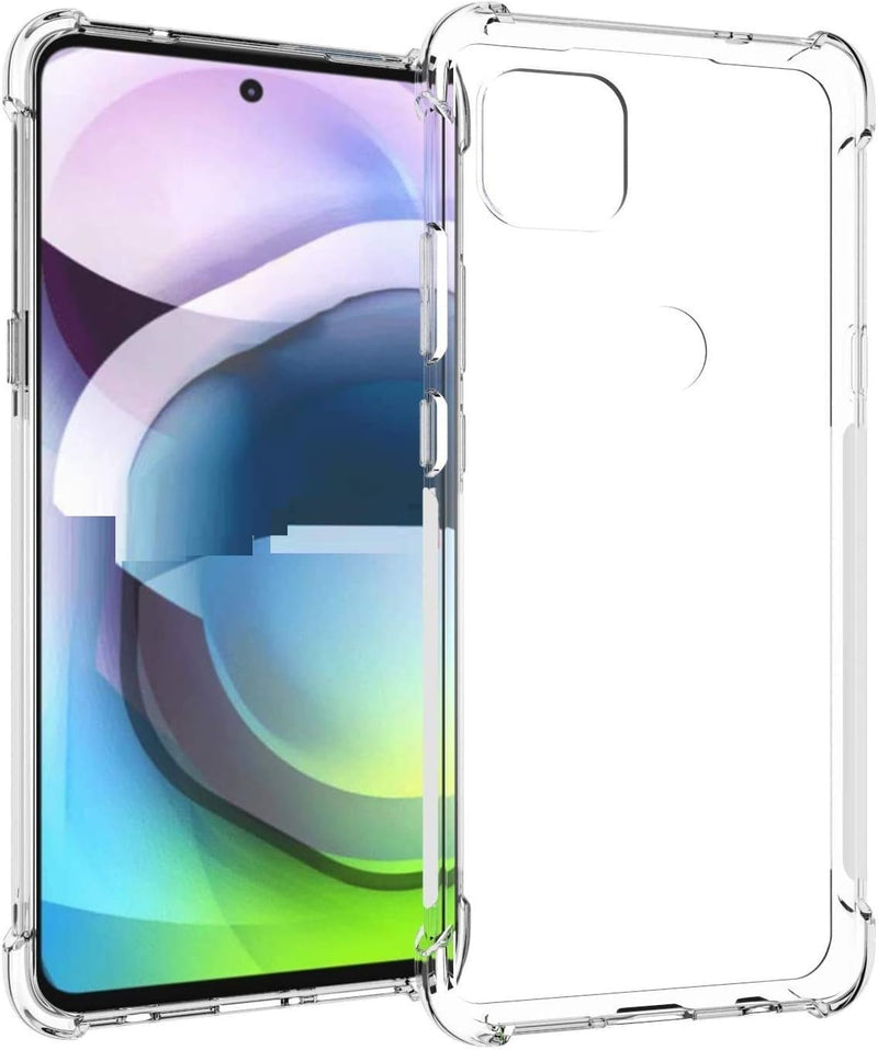 Cargue la imagen en el visor de la galería, Motorola Moto G 5G - AirPillow Cushion Transparent Soft Clear TPU Four Corners Protective Case
