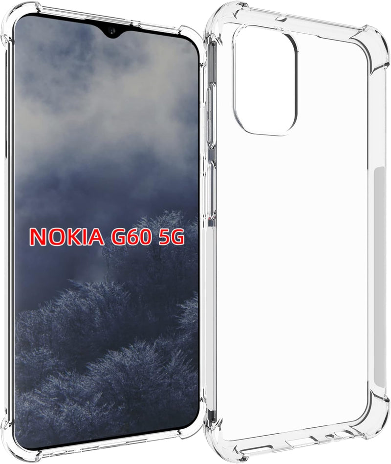 Cargue la imagen en el visor de la galería, Nokia G60 - AirPillow Cushion Transparent Soft Clear TPU Four Corners Protective Case
