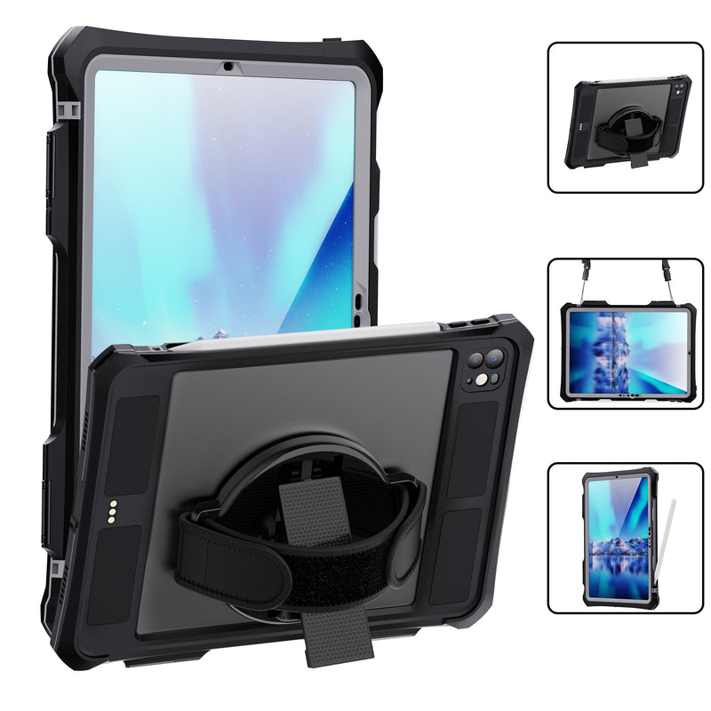 Chargez l&#39;image dans la visionneuse de la galerie, Apple iPad Pro 13&quot; 2024 Redpepper Full Covered Waterproof Heavy Duty Tough Armor Case - Polar Tech Australia
