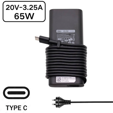 [65W][Type-C] Dell Chromebook Laptop AC Wall Travel Fast Quick Charger Travel Adapter