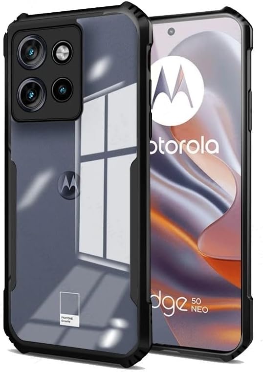 Chargez l&#39;image dans la visionneuse de la galerie, Motorola Moto Edge 50 - Shield Shockproof TPU+PC Clear Rugged Heavy Duty Case
