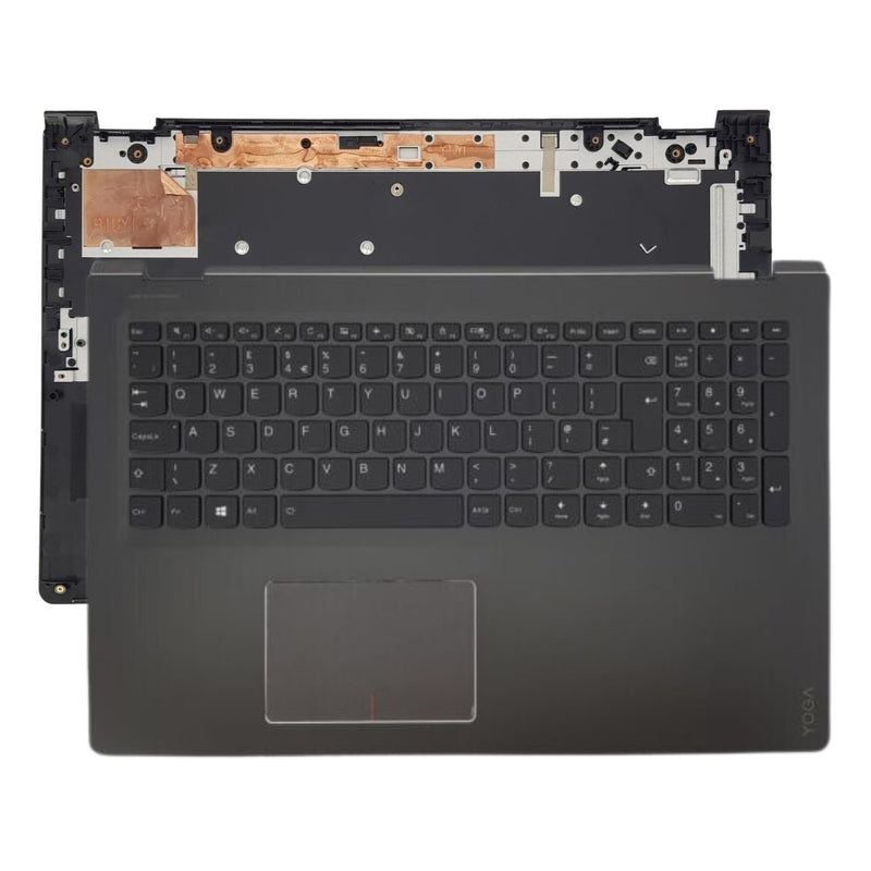 Cargue la imagen en el visor de la galería, Lenovo Yoga 510-15IKB 510-15ISK 510-15AST - Keyboard With Back Light &amp; Trackpad Frame Housing Palmrest US Layout Assembly - Polar Tech Australia
