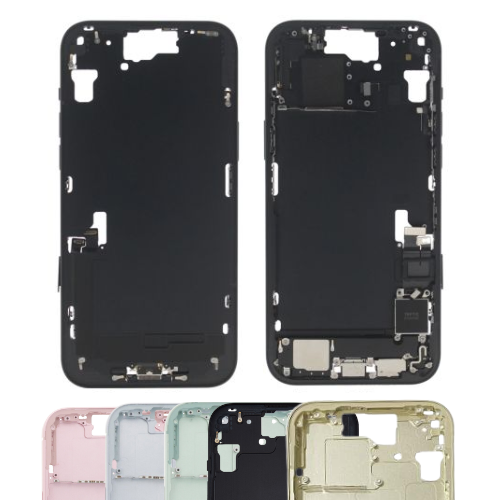 [With Built-in Parts] Apple iPhone 15 - Middle Housing Frame