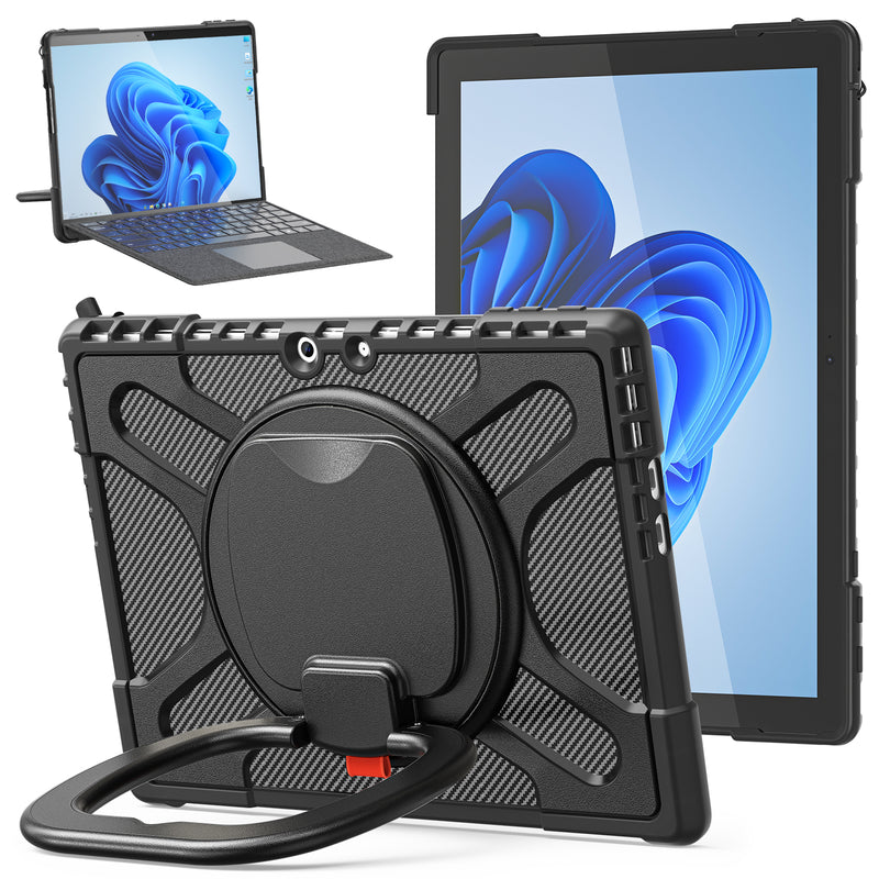 Cargue la imagen en el visor de la galería, Microsoft Surface Pro 8 (1983) - 360 Degree Rotate Shockproof Heavy Duty Tough Stand Case Cover With Pen Holder - Polar Tech Australia
