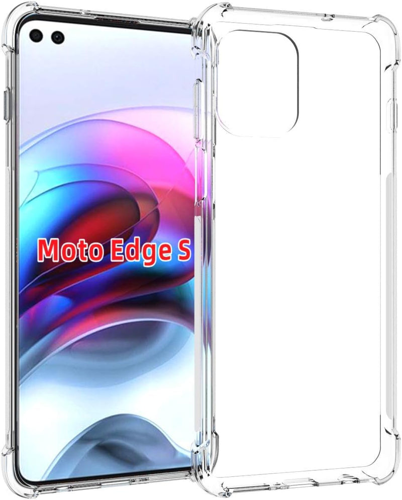 Load image into Gallery viewer, Motorola Moto G100 - AirPillow Cushion Transparent Soft Clear TPU Four Corners Protective Case With 2PC 9HD Tempered Glass Sreen Protector
