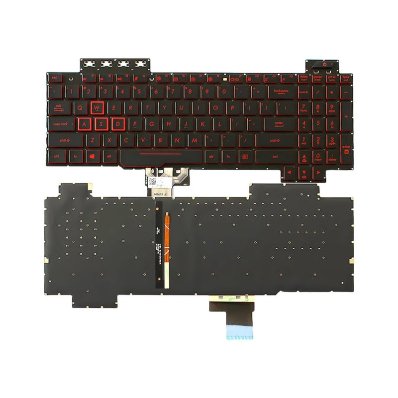 Chargez l&#39;image dans la visionneuse de la galerie, ASUS TUF Gaming FX80G FX80 FX504 FX504G - Keyboard With Back Light US Layout Replacement Parts - Polar Tech Australia
