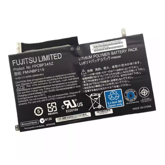 [FPB0280] Fujitsu UH572 FMVNBP219 FPCBP345Z Series - Replacement Battery