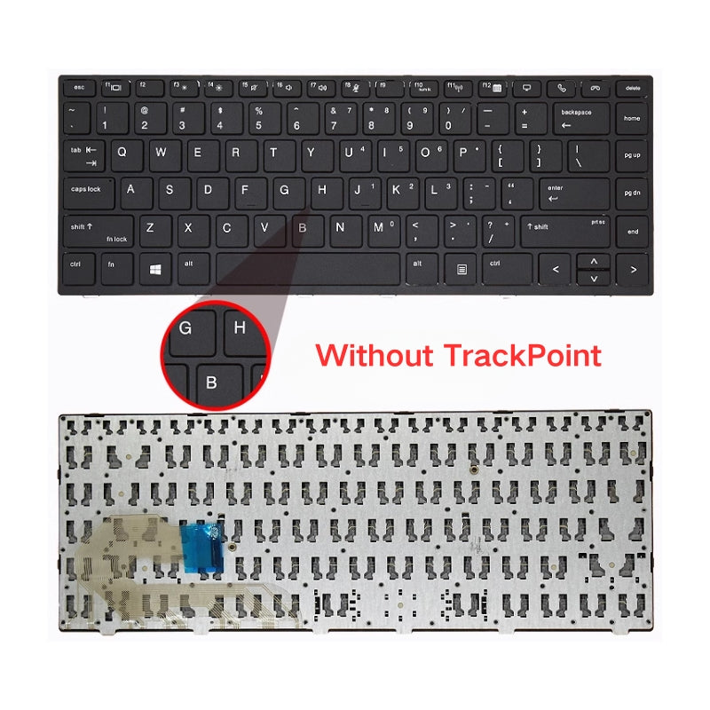 Cargue la imagen en el visor de la galería, HP EliteBook 846 G5 / 846 G6 Series - Laptop Keyboard With Back Light US Layout
