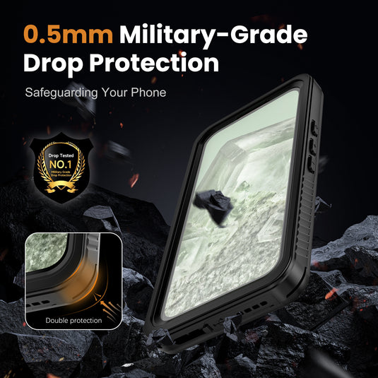 Google Pixel 8a - Redpepper Full Covered Waterproof Heavy Duty Tough Armor Case - Polar Tech Australia