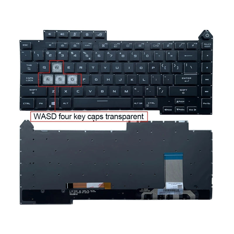 Load image into Gallery viewer, ASUS ROG Strix Scar 15 G533 G533QM G533QR G533QS - Keyboard With Back Light US Layout Replacement Parts
