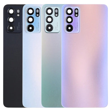 [With Camera Lens] OPPO Reno6 5G (CPH2251) - Rear Back Battery Cover Panel - Polar Tech Australia