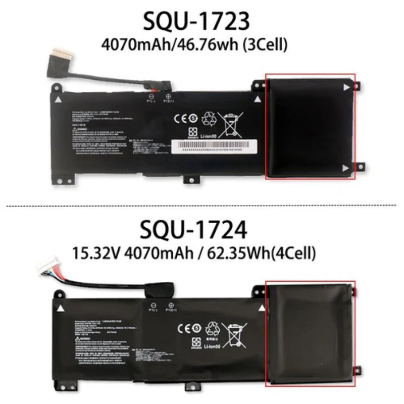 Cargue la imagen en el visor de la galería, [SQU-1724] Gigabyte AORUS 15-X9 15-W9 15-WA 15-XA 15-SA Replacement Battery - Polar Tech Australia
