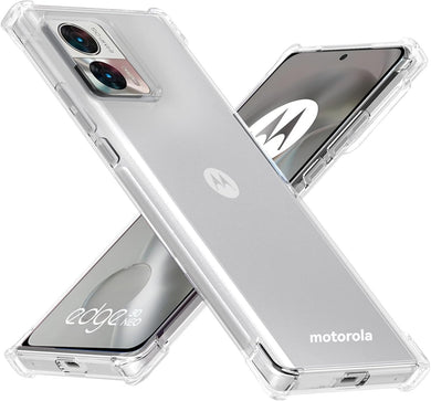 Motorola Edge 30 Neo - AirPillow Cushion Transparent Soft Clear TPU Four Corners Protective Case