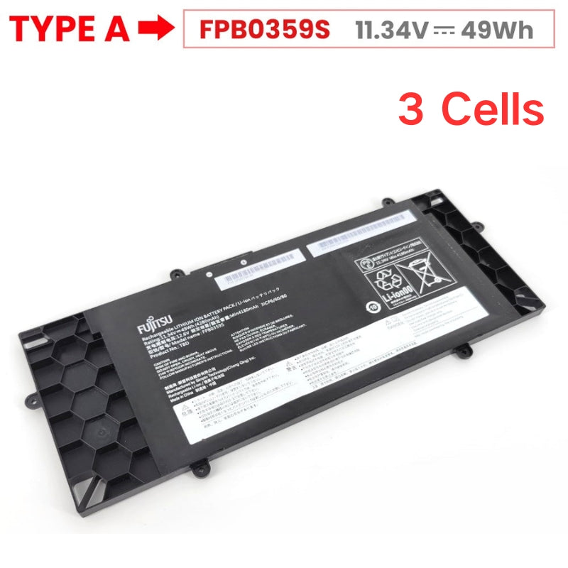 Cargue la imagen en el visor de la galería, [FPCBP592] Fujitsu  Lifebook U7411 FMVNBP253 - Replacement Battery - Polar Tech Australia
