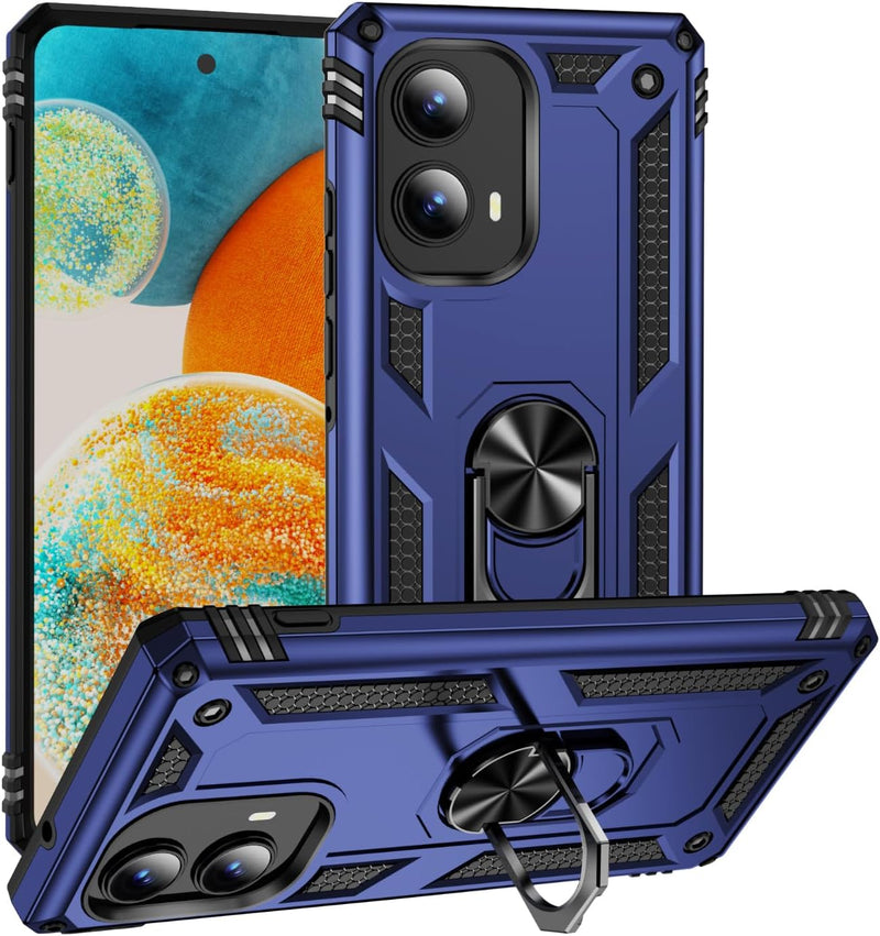 Load image into Gallery viewer, [Built-in 360-degree rotatable ring bracket] Motorola Moto Edge 2024 - Shield Shockproof Rugged Heavy Duty Case
