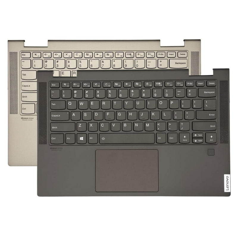 Cargue la imagen en el visor de la galería, Lenovo Yoga C740-14 C740-14IML - Keyboard With Back Light &amp; Trackpad Frame Housing Palmrest US Layout Assembly - Polar Tech Australia
