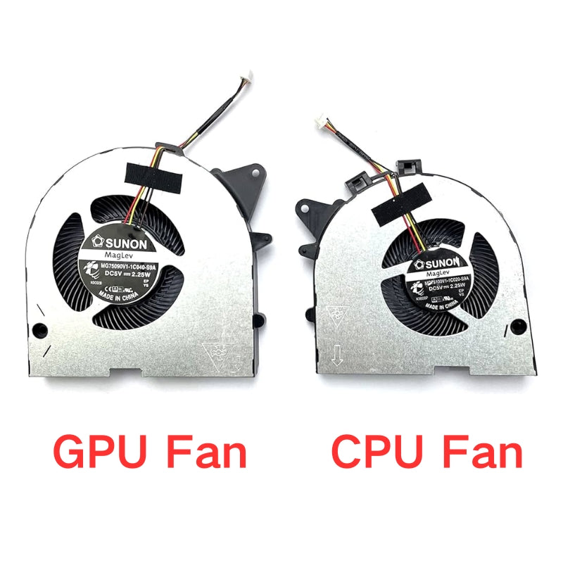 Cargue la imagen en el visor de la galería, Lenovo Legion Y540P Y545 Y7000P (Year 2019) FKTY FKU0 Series - CPU &amp; GPU Cooling Fan Replacement Parts
