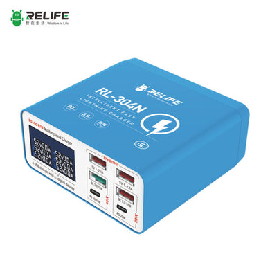 [RL-304N] RELIFE Intelligent Digital Display 6-Port Charger/Wide Voltage - Polar Tech Australia