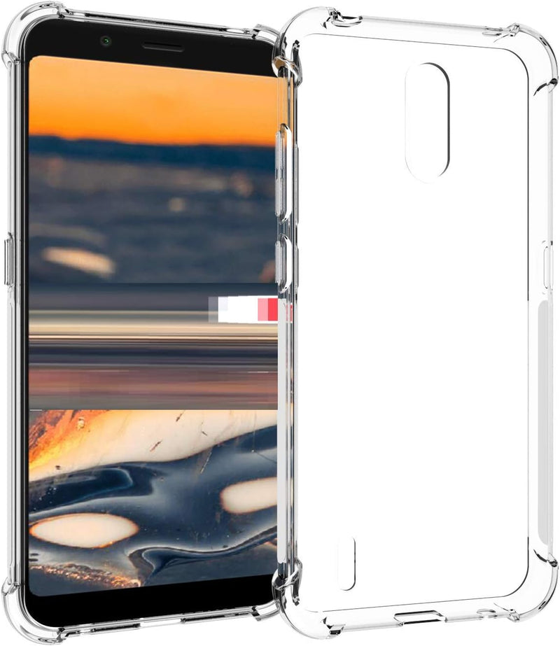 Chargez l&#39;image dans la visionneuse de la galerie, Nokia C2 Tava - AirPillow Cushion Transparent Soft Clear TPU Four Corners Protective Case
