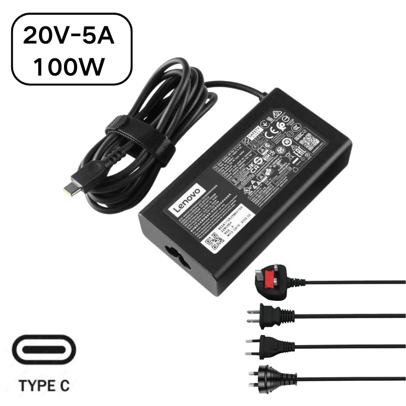 Cargue la imagen en el visor de la galería, [20V-5A/100W][USB-C] Lenovo Yoga Pro 7 14IMH9 - Laptop AC Power Supply Adapter Charger
